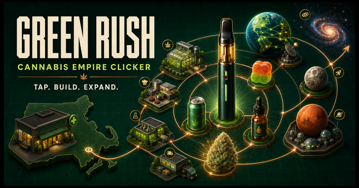 Green Rush — Cannabis Empire Clicker